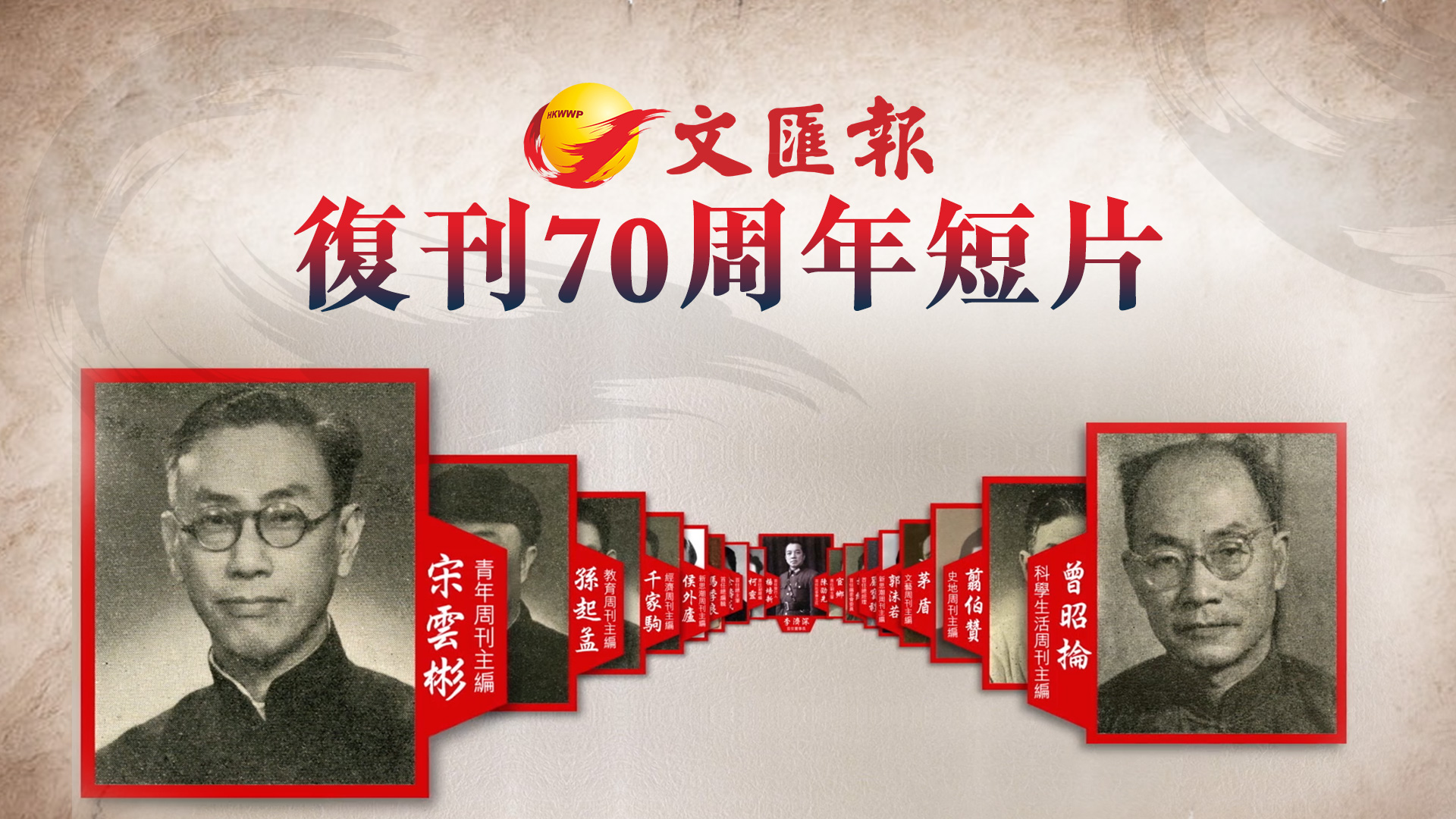 香港文匯報復刊70周年短片